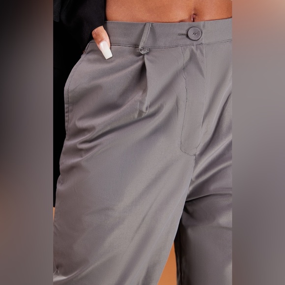 NWT - Charcoal Straight Leg Pants - Pretty Little Thing - Picture 5 of 6